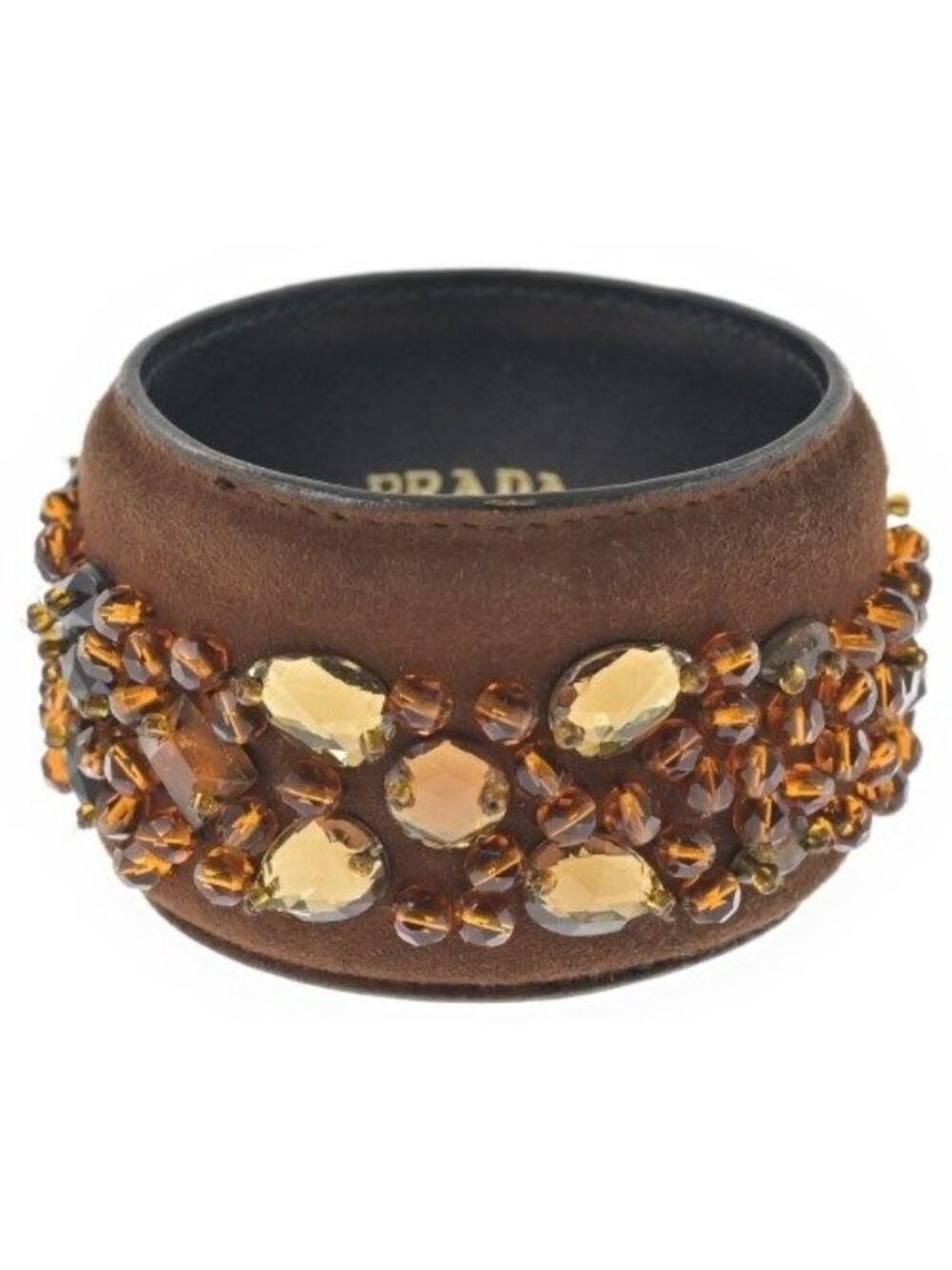 Prada Bracelet Bangle Brown